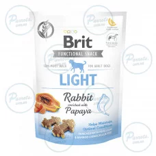 Функциональное лакомство Brit Care Light для собак, с кроликом и папаей, 150 г