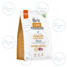 Сухий корм Brit Care Dog Hypoallergenic Junior Large Breed для молодих собак великих порід, гіпоалергенний з ягням, 3 кг