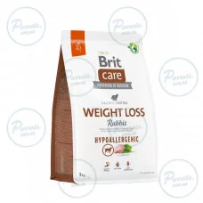 Сухий корм Brit Care Dog Hypoallergenic Weight Loss для собак із зайвою вагою, гіпоалергенний з кроликом, 3 кг