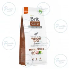 Сухий корм Brit Care Dog Hypoallergenic Weight Loss для собак із зайвою вагою, гіпоалергенний з кроликом, 12 кг