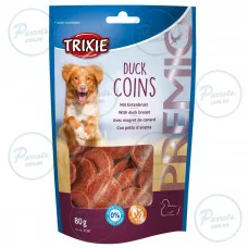 Лакомство Trixie Premio Duck Coins для собак монетки с уткой 80 г