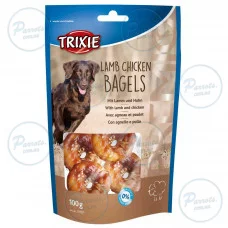 Лакомство Trixie Premio Lamb Chicken Bagles для собак кольца с ягненком и курицей 100 г