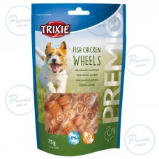 Лакомство Trixie Premio Fish Chicken Wheels для собак с курицей и рыбой 75 г